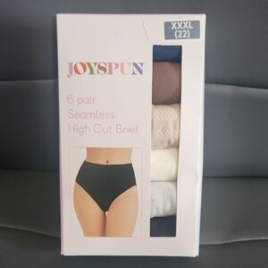 Joyspun Seamless High Cut Briefs - 6 Pack